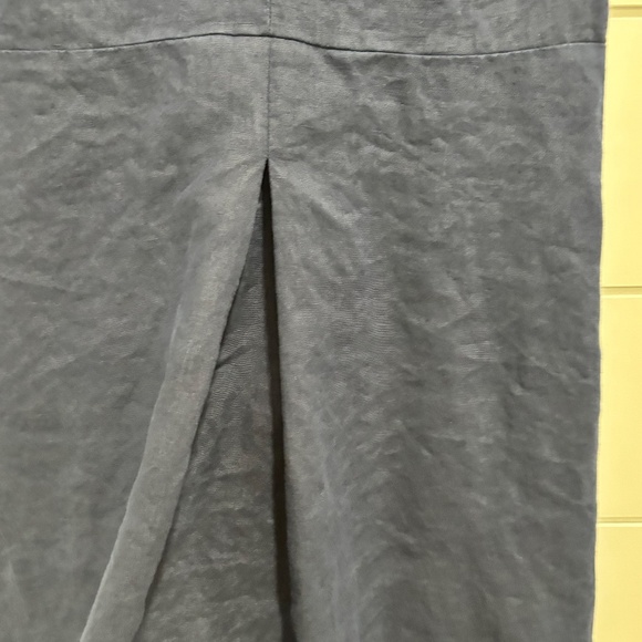 GAP lined 100% linen sleeveless a-line dress navy size 12 - Picture 5 of 14